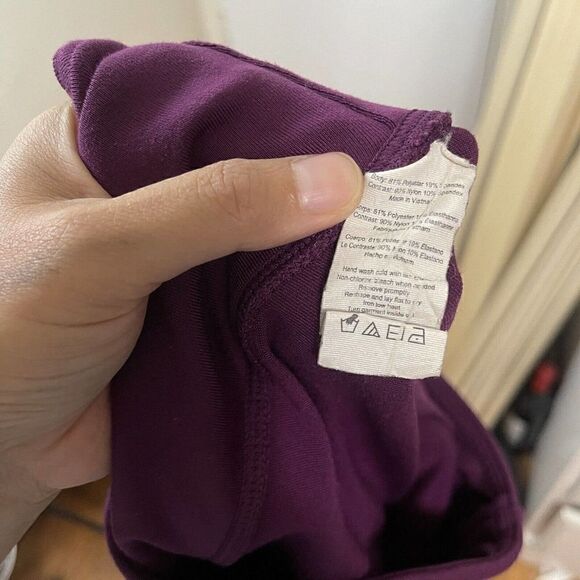 ALO YOGA AIRBRUSH HIGH-WAIST HIGHLIGHT GODDESS PURPLE LEGGING Size XS - Picture 7 of 7